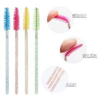 lash wand pre made fans and mink eyelash extion make up brush disposable eyelash brush