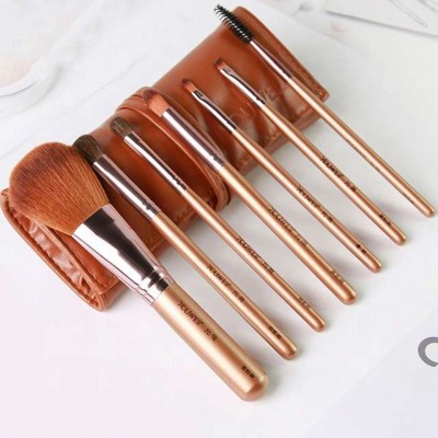 Youwell 7pcs Loose Powder private Label  Custom Logo  Cheap travel  Brushes Set  for makeup